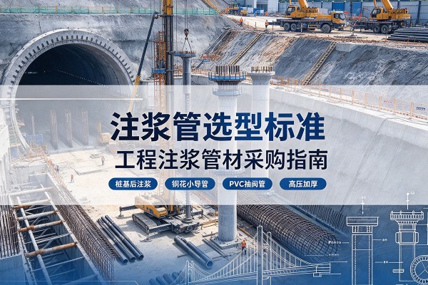 叶集注浆管选型标准