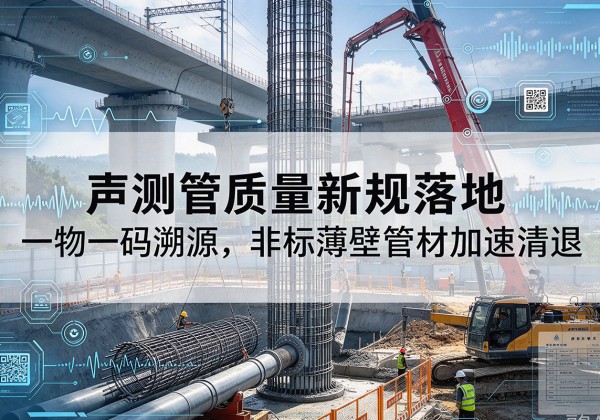 叶集声测管质量新规落地，一物一码溯源，非标薄壁管材加速清退